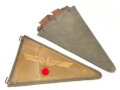 Heer, Kraftfahrzeugstander für Offiziere. Gebrauchtes Stück, Maße 24 x 37cm, in defekter Transporthülle