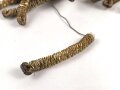 Kaiserreich, 34 Stück goldene Kantillen für Epauletten