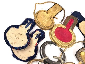 Kaiserreich, Konvolut defekte Epauletten und Ersatzteile