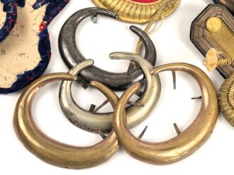 Kaiserreich, Konvolut defekte Epauletten und Ersatzteile