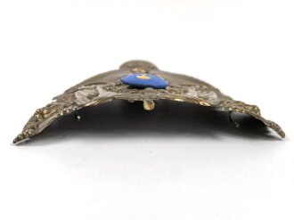 Schweden, Emblem für ein Tschako, Messingblech ca....