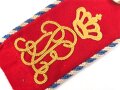 Bayern, einzelne Achselklappe für einen einjährig Freiwilligen im 3. Infanterie Regiment Prinz Karl. Gesamtlänge 12cm