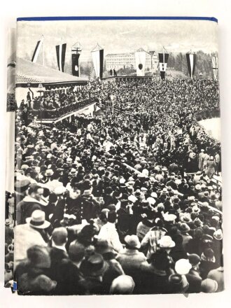 Sammelbilderalbum "Olympia 1936" - Band 1 Die Olympischen Spiele 1936 in Berlin und Garmisch-Partenkirchen, 127 Seiten, komplett, im Schutzumschlag