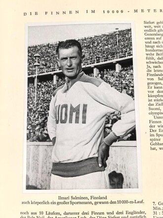 Sammelbilderalbum "Olympia 1936" - Band 2 Die Olympischen Spiele 1936 in Berlin und Garmisch-Partenkirchen, 127 Seiten, komplett, im Schutzumschlag