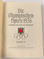 Sammelbilderalbum "Olympia 1936" - Band 2 Die Olympischen Spiele 1936 in Berlin und Garmisch-Partenkirchen, 127 Seiten, komplett, im Schutzumschlag