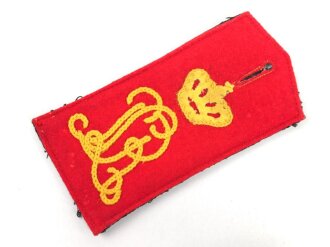 Bayern, einzelne Achselklappe für Mannschaften im 3. Infanterie Regiment Prinz Karl. Gesamtlänge 13cm