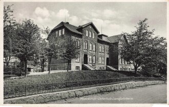 Ansichskarte "Mohrkirch-Osterholz Landjahrheim" unten beschnitten