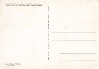 Ansichskarte "Die deutsche Wehrmacht - Kompaniedienst in den Tropen"