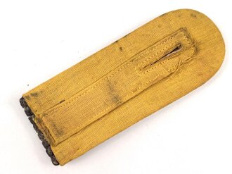 Preußen, einzelnes Schulterstück für einen Leutnant im Fuß Artillerie Regiment 24. Gesamtlänge 11,5cm