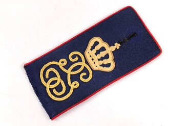 Sachsen, einzelnes Schulterstück für Mannschaften im Infanterie Regiment 106. Gesamtlänge 13cm