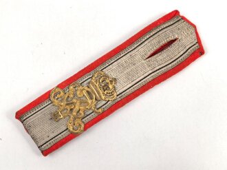 Preußen, einzelnes Schulterstück für einen Leutnant im Leib Grenadier Regiment Nr. 8 . Gesamtlänge 13cm