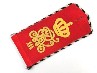 Preußen, einzelnes Schulterstück für einen einjährig Freiwilligen im Leib Grenadier Regiment Nr. 8 . Gesamtlänge 14cm