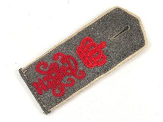 1.Weltkrieg Preußen, einzelnes Schulterstück für Mannschaften im Grenadier Regiment Nr.10 . Gesamtlänge 11cm