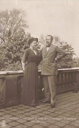 1. Weltkrieg, Ansichtskarte "Großherzog Ernst...