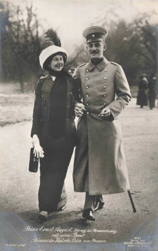 1. Weltkrieg, Ansichtskarte "Prinz Ernst August,...