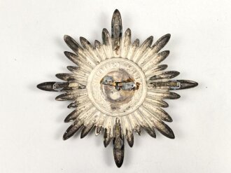 Preußen, Gardestern als Auflage für eine Schabracke. Breite knapp 13cm