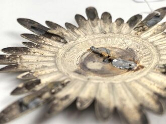 Preußen, Gardestern als Auflage für eine Schabracke. Breite knapp 13cm