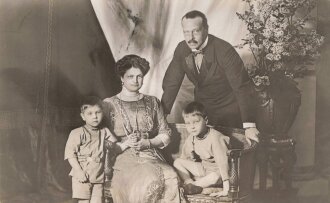 1. Weltkrieg, Ansichtskarte "Großherzog Ernst...