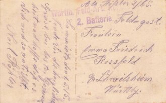 1. Weltkrieg, Ansichtskarte "Neidenburg mit...