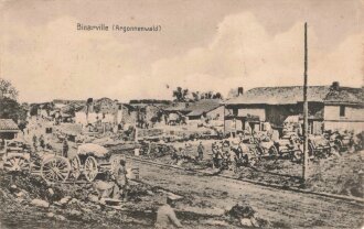 1. Weltkrieg, Ansichtskarte "Binarville (Argonnenwald)"