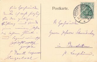 1. Weltkrieg, Ansichtskarte "Grüße aus...