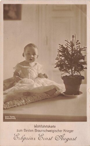 1. Weltkrieg, Ansichtskarte "Erbprinz Ernst August"