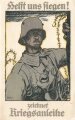 1. Weltkrieg, Ansichtskarte "Helft uns Siegen! zeichnet Kriegsanleihe"