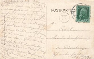 Kaiserreich, Ansichtskarte "Grafenwöhr und Truppenübungsplatz aus der Vogelschau"