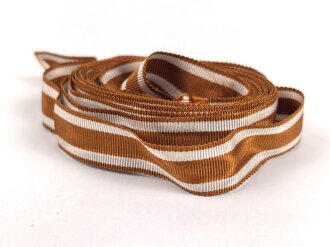Band für das Deutsche Schutzwall- Ehrenzeichen, Schmale Ausführung für die Bandspange 16mm. Längre 365cm