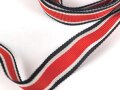 Band für das Eiserne Kreuz 2. Klasse 1939. Schmale Ausführung für die Bandspange 16 mm. Gesamtlänge 85cm