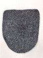 Tuchunterlage für ein Krim- oder Kubanschild Luftwaffe, aus originalem Wehrmachtstuch von Hand ausgeschnitten. Fliegerblusentuch, 1 Stück