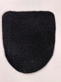 Tuchunterlage für ein Krimschild oder Kubanschild Panzertruppe, aus originalem Wehrmachtstuch von Hand ausgeschnitten. 1 Stück