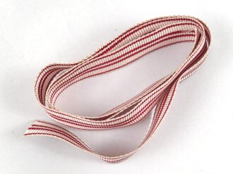 Österreich , Band für die Kriegsdenkmedaille Österreich 1914 - 1918, Schmale Ausführung für die Bandspange 15mm, Gesamtlänge 50cm