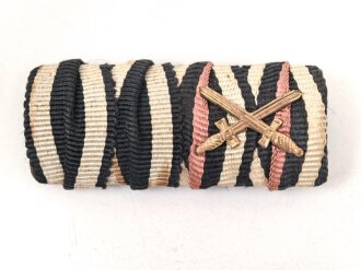 Bandspange Eisernes Kreuz 2.Klasse 1914 / Ehrenkreuz für Frontkämpfer, 42mm