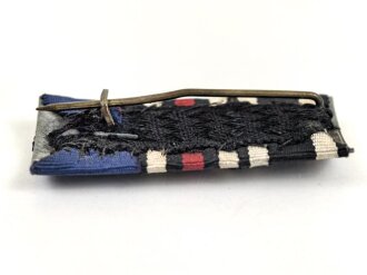 Bandspange Eisernes Kreuz 2.Klasse 1914 / Ehrenkreuz für Frontkämpfer, Treudienst Ehrenzeichen für 25 Jahre, 46mm