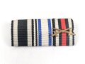 Bandspange Eisernes Kreuz 2.Klasse 1914 / Bayern, Militärverdienstkreuz 3. Klasse / Ehrenkreuz für Frontkämpfer , 44mm