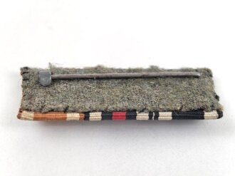 Bandspange Eisernes Kreuz 2.Klasse 1914 / Ehrenkreuz für Frontkämpfer / Schutzwallehrenzeichen, 46mm