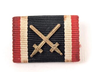 Bandspange Kriegsverdienstkreuz 2.Klasse mit Schwertern,...