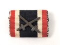 Bandspange Kriegsverdienstkreuz 2.Klasse mit Schwertern, 25mm