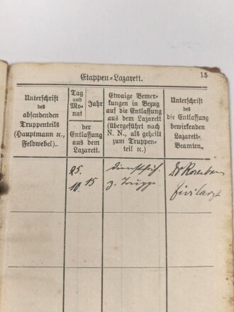 1. Weltkrieg Württemberg, Konvolut Ausweise und Verleihungsurkunden eines Angehörigen im Infanterie Regiment 124.