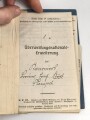 Preußen, Militärpaß und Soldbuch eines Angehörigen im Infanterie Regiment 64. Während des Krieges Feld Artillerie Regiment 54