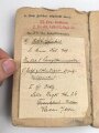 Preußen, Militärpaß und Soldbuch eines Angehörigen im Infanterie Regiment 64. Während des Krieges Feld Artillerie Regiment 54