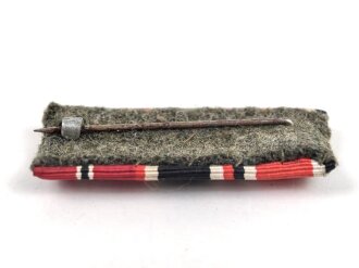 Bandspange Eisernes Kreuz 2.Klasse 1939 / Kriegsverdienstkreuz 2. Klasse mit Schwertern / Medaille Winterschlacht im Osten, 45mm