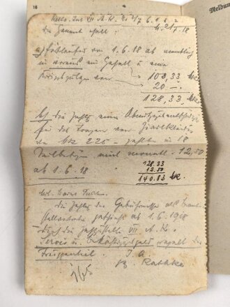 Preussen, Militärpaß , Zweitschrift, Landsturmschein und Fühungszeugnis eines Angehörigen im Pionier Btl. Nr. 7. Im 1. Weltkrieg Einsatz in Dünaburg