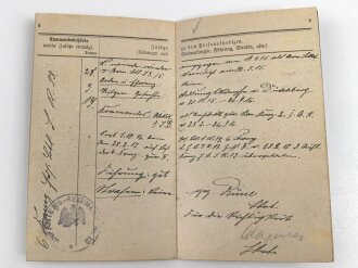 Preussen, Militärpaß , Zweitschrift, Landsturmschein und Fühungszeugnis eines Angehörigen im Pionier Btl. Nr. 7. Im 1. Weltkrieg Einsatz in Dünaburg