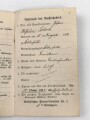 Preussen, Militärpaß , Zweitschrift, Landsturmschein und Fühungszeugnis eines Angehörigen im Pionier Btl. Nr. 7. Im 1. Weltkrieg Einsatz in Dünaburg