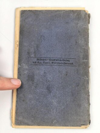 1. Weltkrieg, Militärpaß eines Angehörigen im Infanterie Regiment 12, Frankreichfeldzug