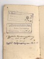 Preussen, Soldbuch eines Angehörigen des Fuss Artillerie Regiment 9