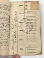 Hessen, Soldbuch eines Angehörigen im Res. Inf. Rgt. 116