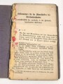 Preussen, Militärpaß . Viele Einträge, 1914 Mobilmachung beim Bekleidungsamt Altona Bahrenfeld